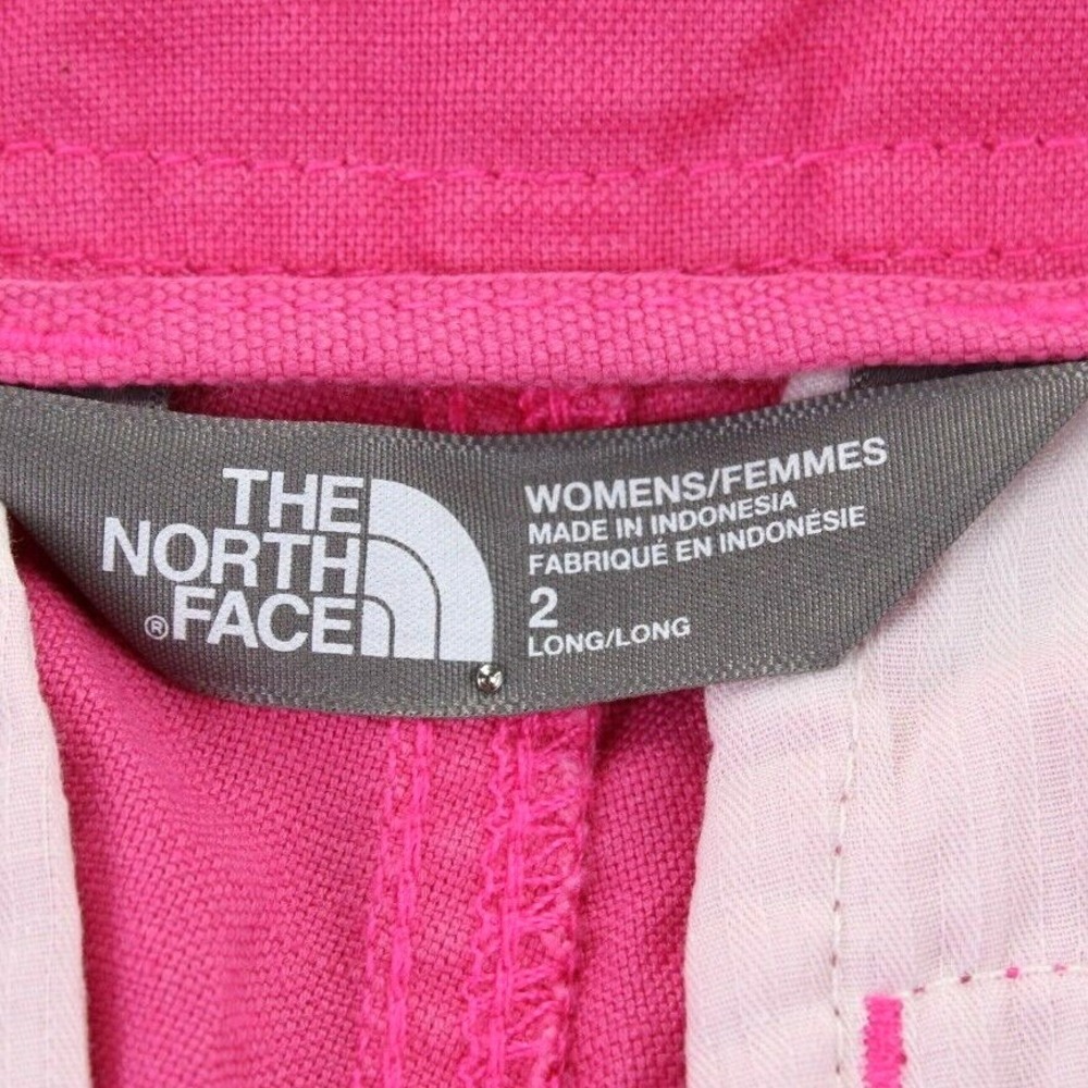 The North Face Womens Pink Chino Shorts Size 2 Long Casual Outdoor - Picture 6 of 13